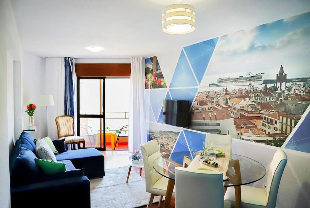 Funchal Downtown 5Min Marina + 2 Bedroom + Parking Exterior foto